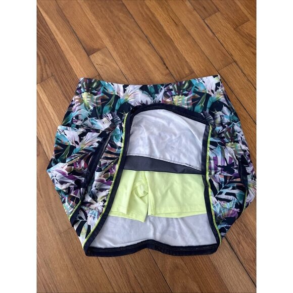 Lucky In Love Women's Multicolor Long Tennis Golf Skort Size L - Picture 3 of 7